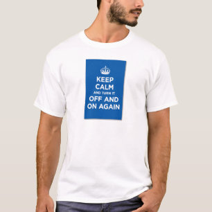 Hou je rustig en draai hem aan en uit de T-Shirt