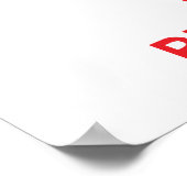 Hou je rustig en eet Burritos op Poster (Hoek)