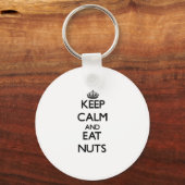 Hou je rustig en eet Nuts op Sleutelhanger (Voorkant)