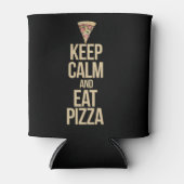 Hou je rustig en eet pizza blikjeskoeler (Voorkant)