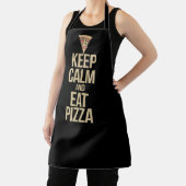 Hou je rustig en eet pizza schort (Insitu)