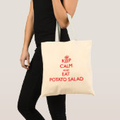 Hou je rustig en eet Potato Salad Tote Bag (Voorkant (product))