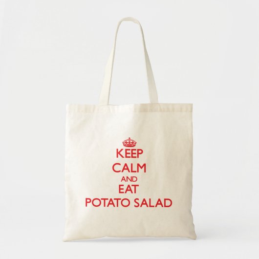 Hou je rustig en eet Potato Salad Tote Bag (Voorkant)