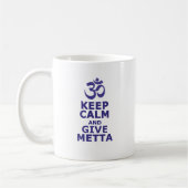 Hou je rustig en geef Metta Koffiemok (Links)