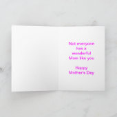 Hou je rustig en heb een Happy Moederdag Kaart (Binnen)