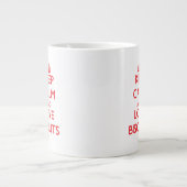 Hou je rustig en hou van Biscuits Grote Koffiekop (Voorkant)