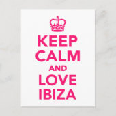 Hou je rustig en hou van Ibiza Briefkaart (Voorkant)