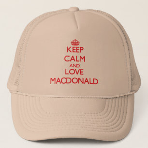 Hou je rustig en hou van Macdonald Trucker Pet