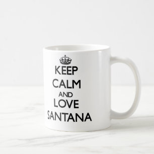 Hou je rustig en hou van Santana Koffiemok
