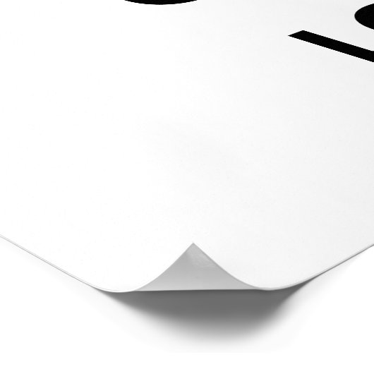 Hou je rustig en hou van Wiskunde Pi Poster (Hoek)