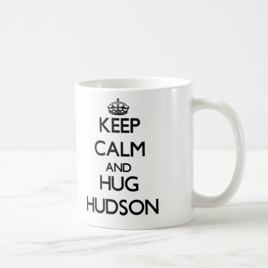 Hou je rustig en Hug Hudson. Koffiemok (Rechts)