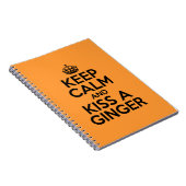 Hou je rustig en kus een Ginger. Notitieboek (Rechterzijde)
