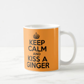 Hou je rustig en kus een Ginger slogan rood haar Koffiemok