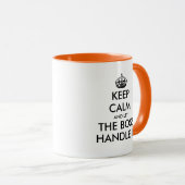 Hou je rustig en laat de baas het met een grappige mok (Voorkant rechts)