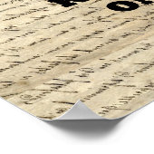 Hou je rustig en loop door poster (Hoek)