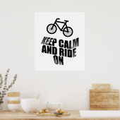 Hou je rustig en loop door poster (Keuken)