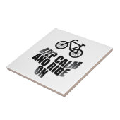 Hou je rustig en loop door tegeltje (Zijkant)