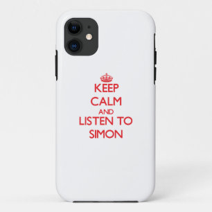 Hou je rustig en luister naar Simon Case-Mate iPhone Case
