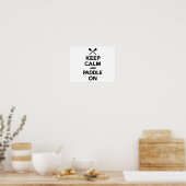Hou je rustig en Paddle aan Poster (Keuken)