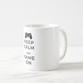 Hou je rustig en speel mee koffiemok (Voorkant rechts)