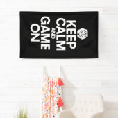 Hou je rustig en speel mee spandoek (Insitu)