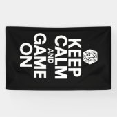 Hou je rustig en speel mee spandoek (Horizontaal)