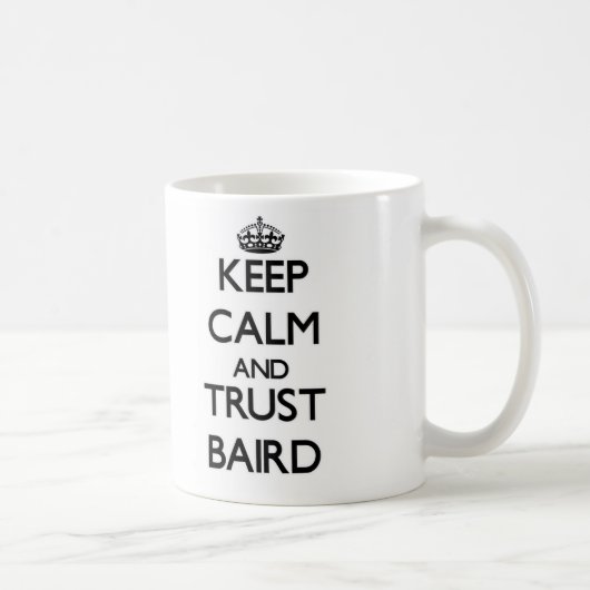 Hou je rustig en Trust Baird Koffiemok (Rechts)