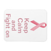 Hou je rustig en vecht door! magneet (Horizontaal)