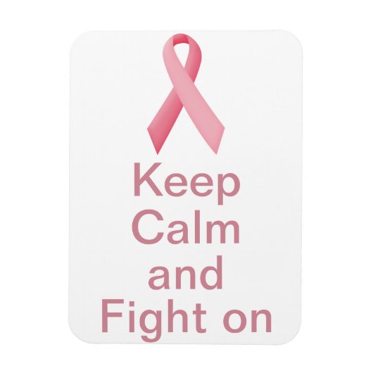 Hou je rustig en vecht door! magneet (Verticaal)