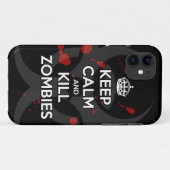 hou je rustig en vermoord zombies Case-Mate iPhone case (Achterkant (horizontaal))