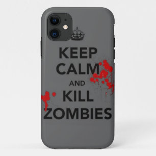 hou je rustig en vermoord zombies telefoon case