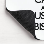 Hou je rustig en vertrouw op Bison. Muismat (Hoek)