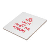 Hou je rustig en vertrouw op de gelden tegeltje (Zijkant)