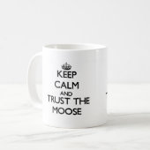 Hou je rustig en vertrouw op de Moose Koffiemok (Voorkant links)