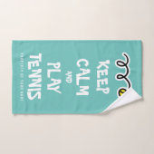 Hou je rustig tennishanddoek voor speler handdoek (Handdoek)
