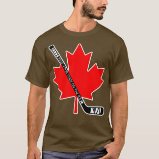 Hou je stok op het ijs van Canada T-shirt