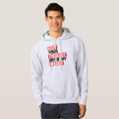 Hou je theologie van mijn biologie af hoodie (Voorkant volledig)