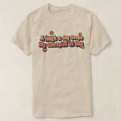 Hou je therapeut op afstand t-shirt (Design voorkant)