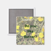 Hou je van boter? Dandelions kinder games magnet (Voorkant / Achterkant)