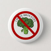 Hou je van broccoli? ronde button 5,7 cm (Voorkant)