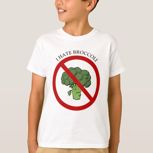 Hou je van broccoli? t-shirt (Voorkant)