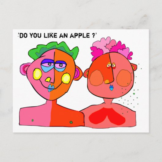 "Hou je van een ??" Briefkaart (Voorkant)