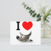 Hou je van GIMP? Show het! Briefkaart (Staand voorkant)