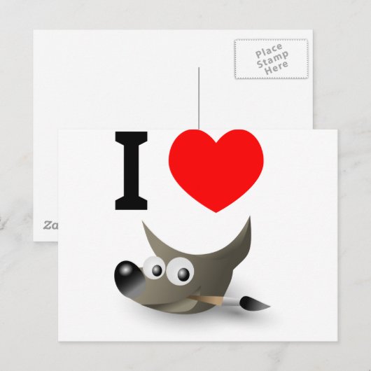 Hou je van GIMP? Show het! Briefkaart (Voorkant / Achterkant)