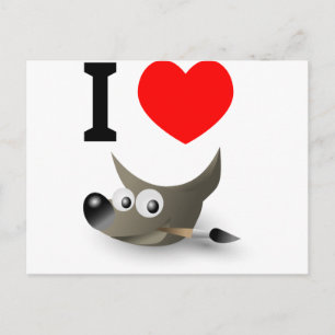 Hou je van GIMP? Show het! Briefkaart