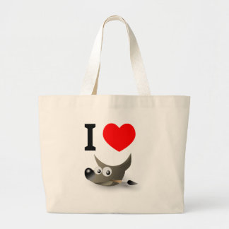 Hou je van GIMP? Show het! Grote Tote Bag