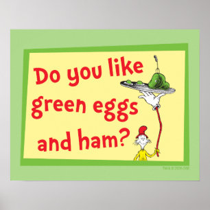 Hou je van groene eieren met ham? poster