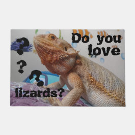 Hou je van lizards Funny Lizard Afbeelding Deurmat