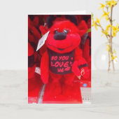 HOU JE VAN ME-CUZ IK HOU VAN JE? KAART (Gele Bloem)