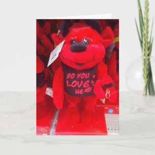 HOU JE VAN ME-CUZ IK HOU VAN JE? KAART